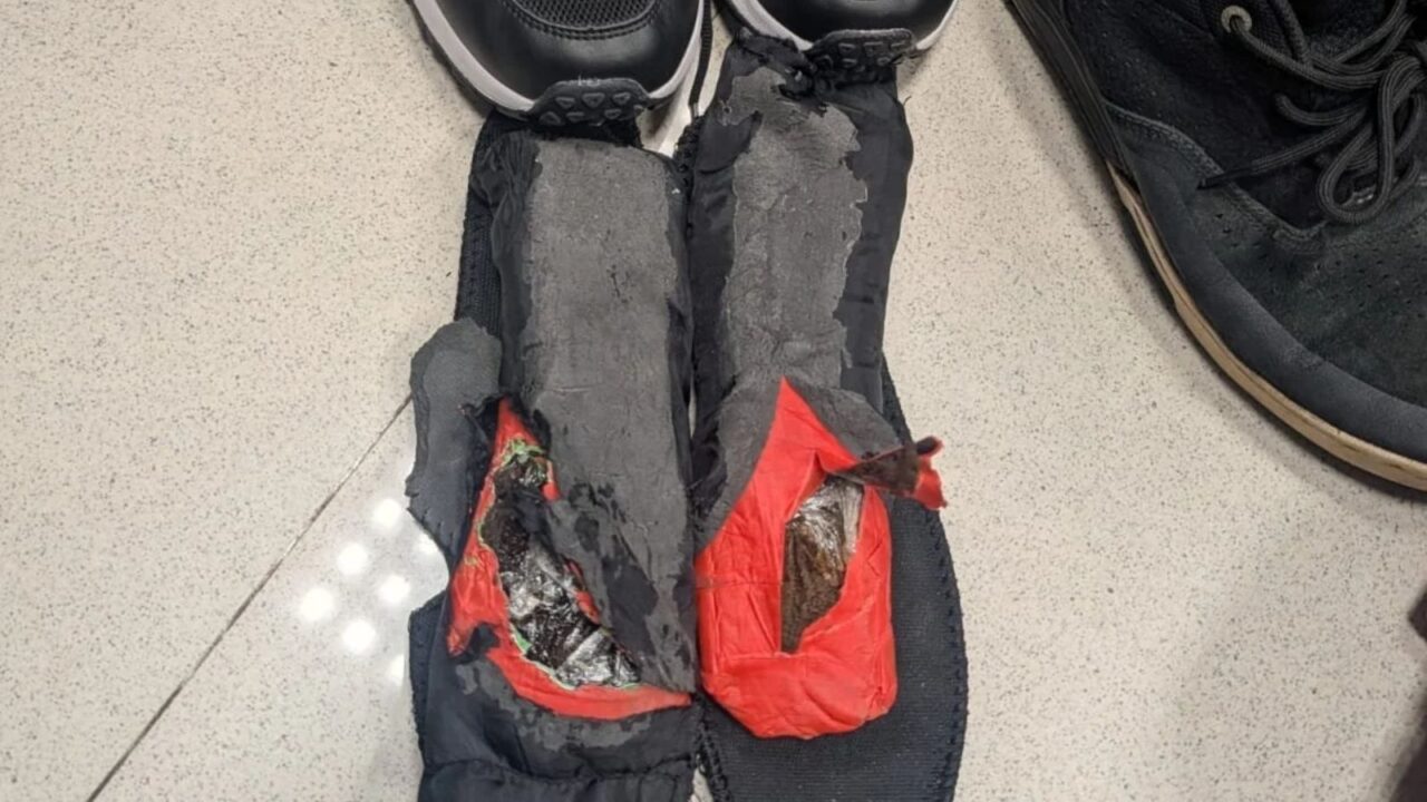 Pune airport hashish seizure